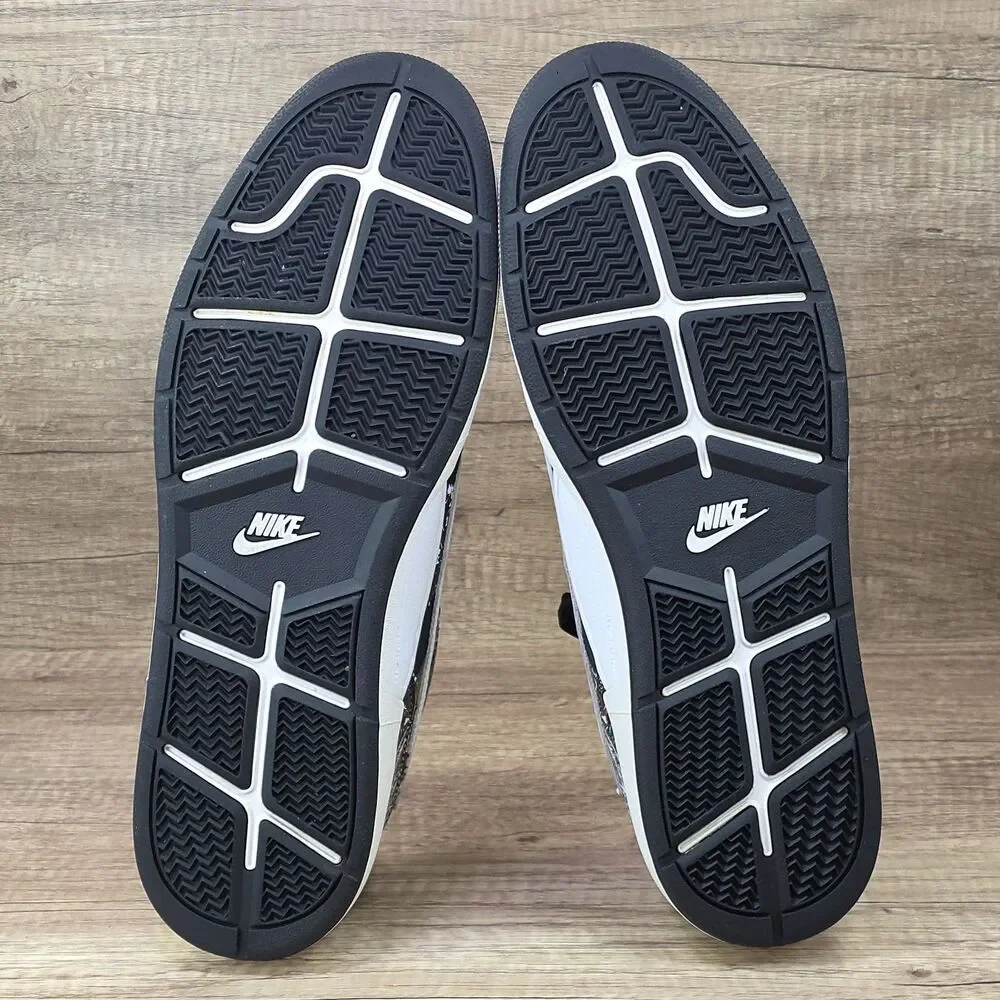 Nike Tiempo 94 FC Splashed Men's Size 13 Black White Leather Shoes 685199-002